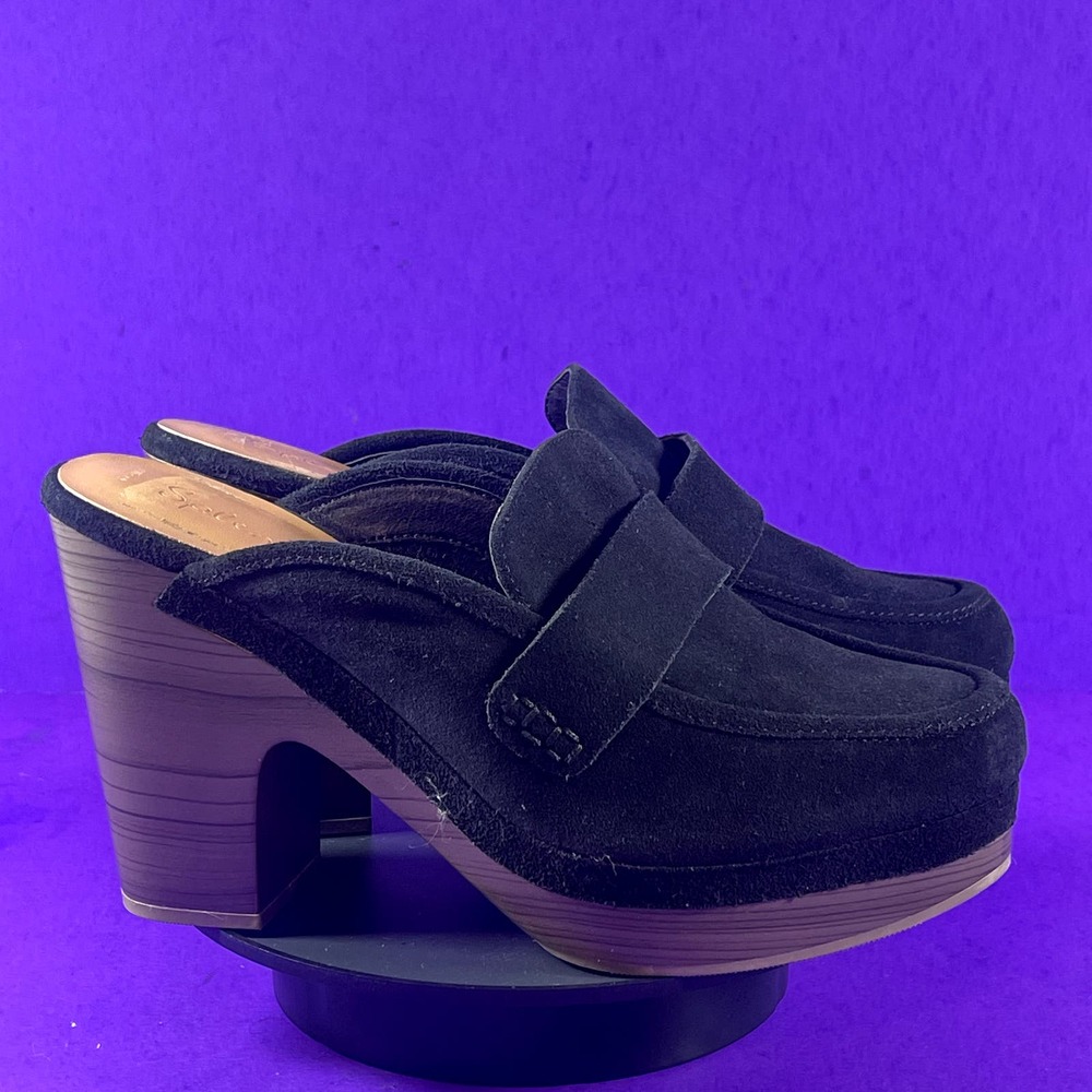 Splendid Vina Black Platform Clog Women's Shoe Size 9-NEW